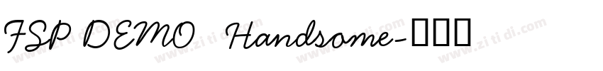 FSP DEMO   Handsome字体转换